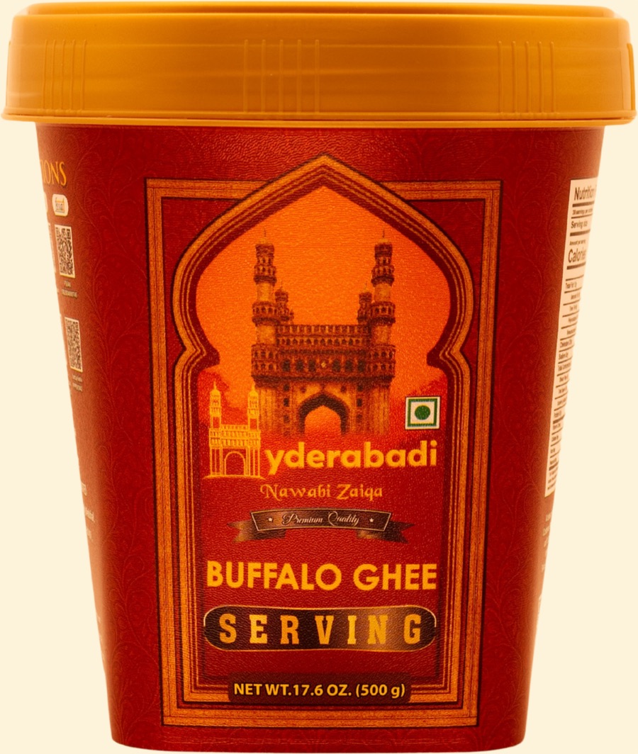 HYDERABADI Buffalo Serving Ghee, 500 g jar